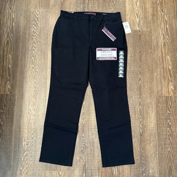 Gloria Vanderbilt Amanda Trouser Pants – Size 12S - Picture 1 of 14